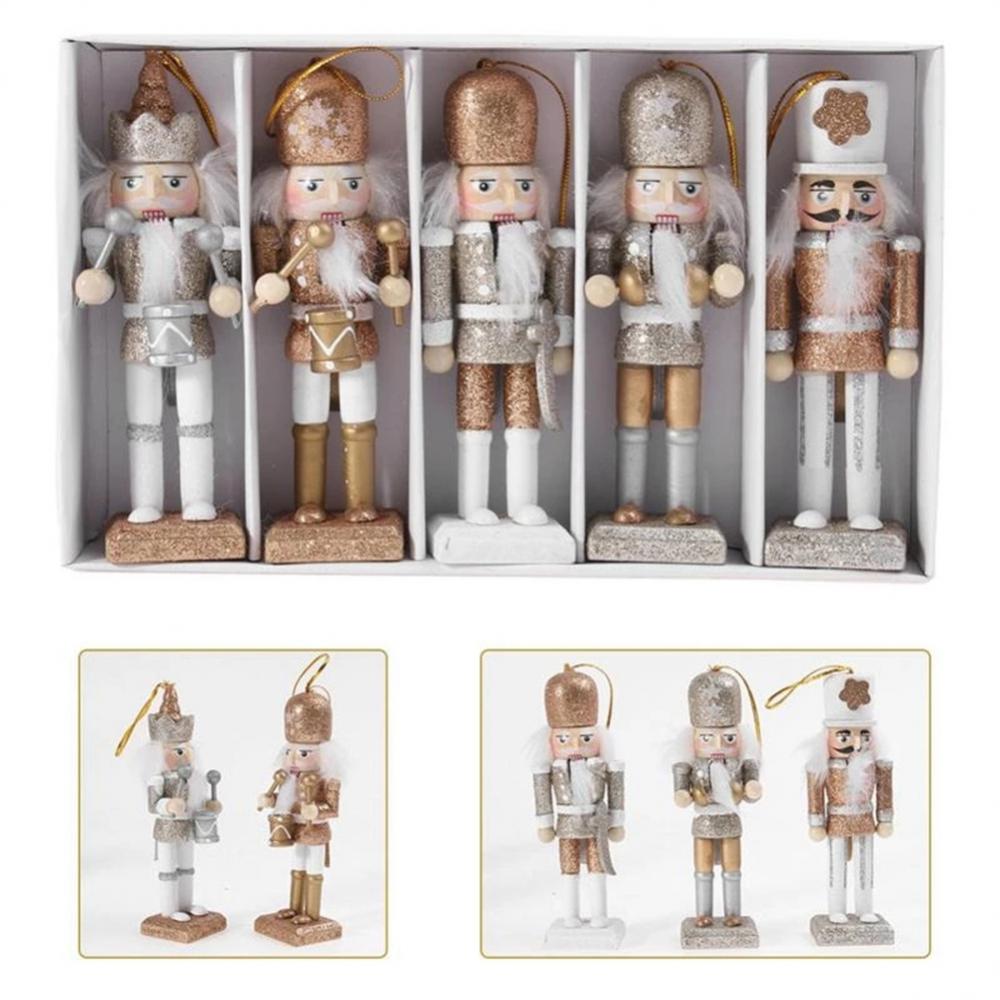 Soldatino schiaccianoci 12 cm assortiti 5 pz