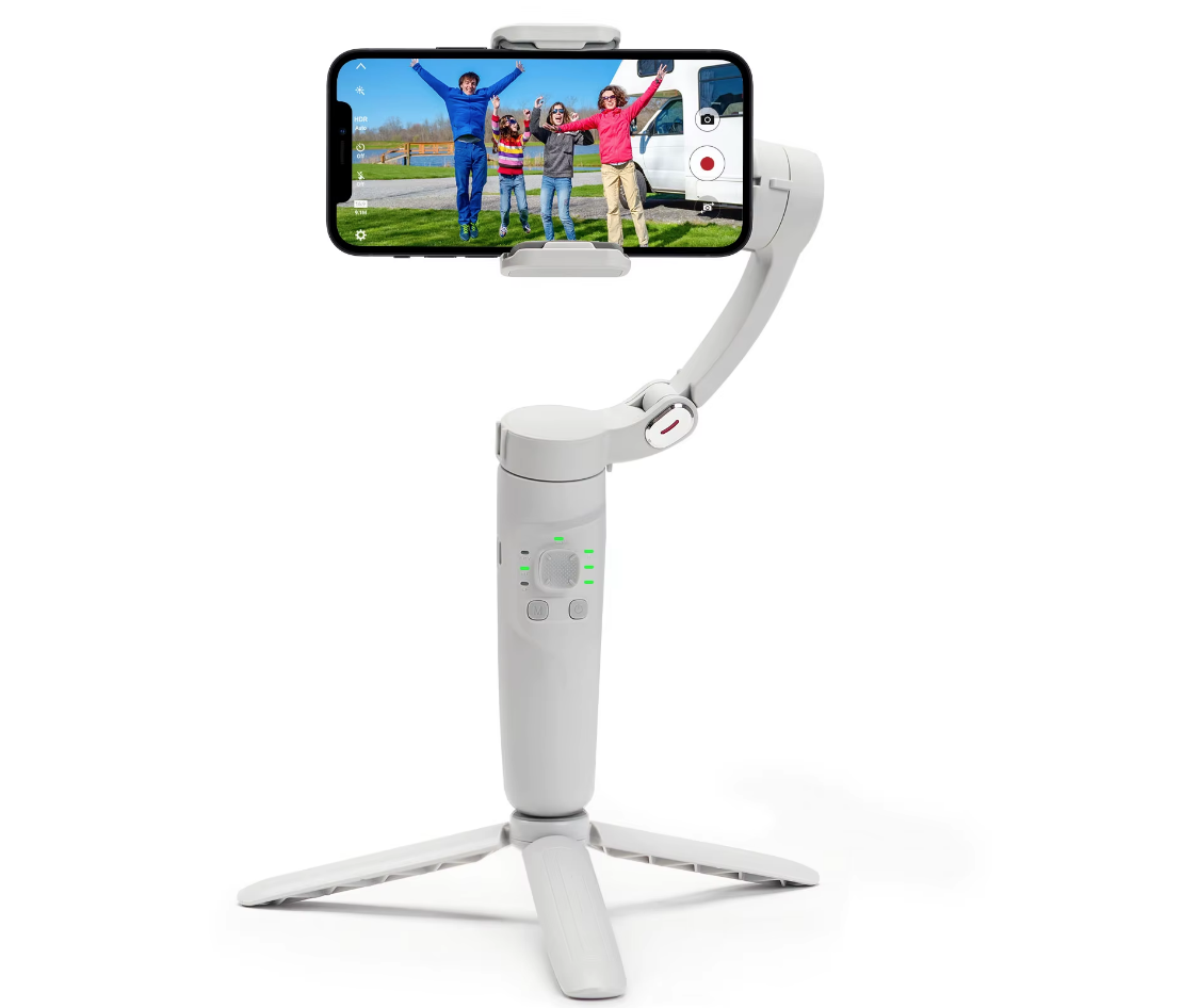 Stabilizzatore Cardanico Portatile Pieghevole a 3 Assi per Smartphone