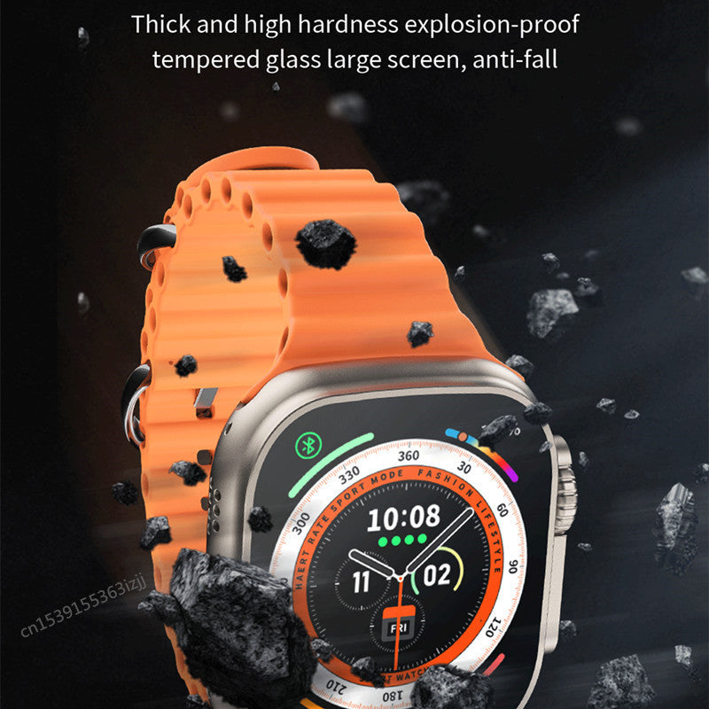 Smart Watch Series 8 Bluetooth Dial Call NFC Sports Smartwatch braccialetto Fitness con ricarica Wireless