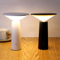 Lampada da tavolo da esterno moderna bianca 36LED USB, Lampada Ricaricabile con 180° Girevole 3 Colori