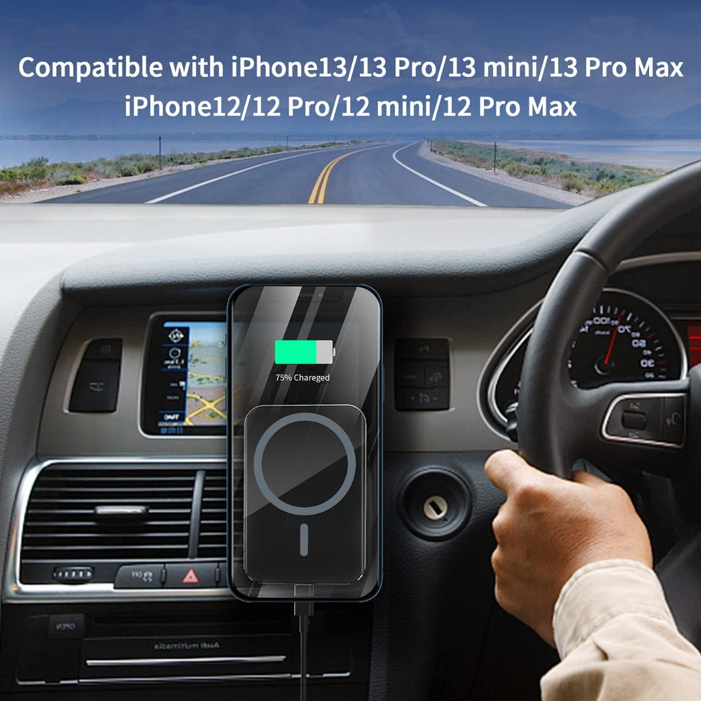 Mobigear MagSafe - Portacellulare per auto Bocchette aria con Magnete - Nero