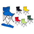 Sedia pieghevole da campeggio giardino picnic pesca portatile con sacca