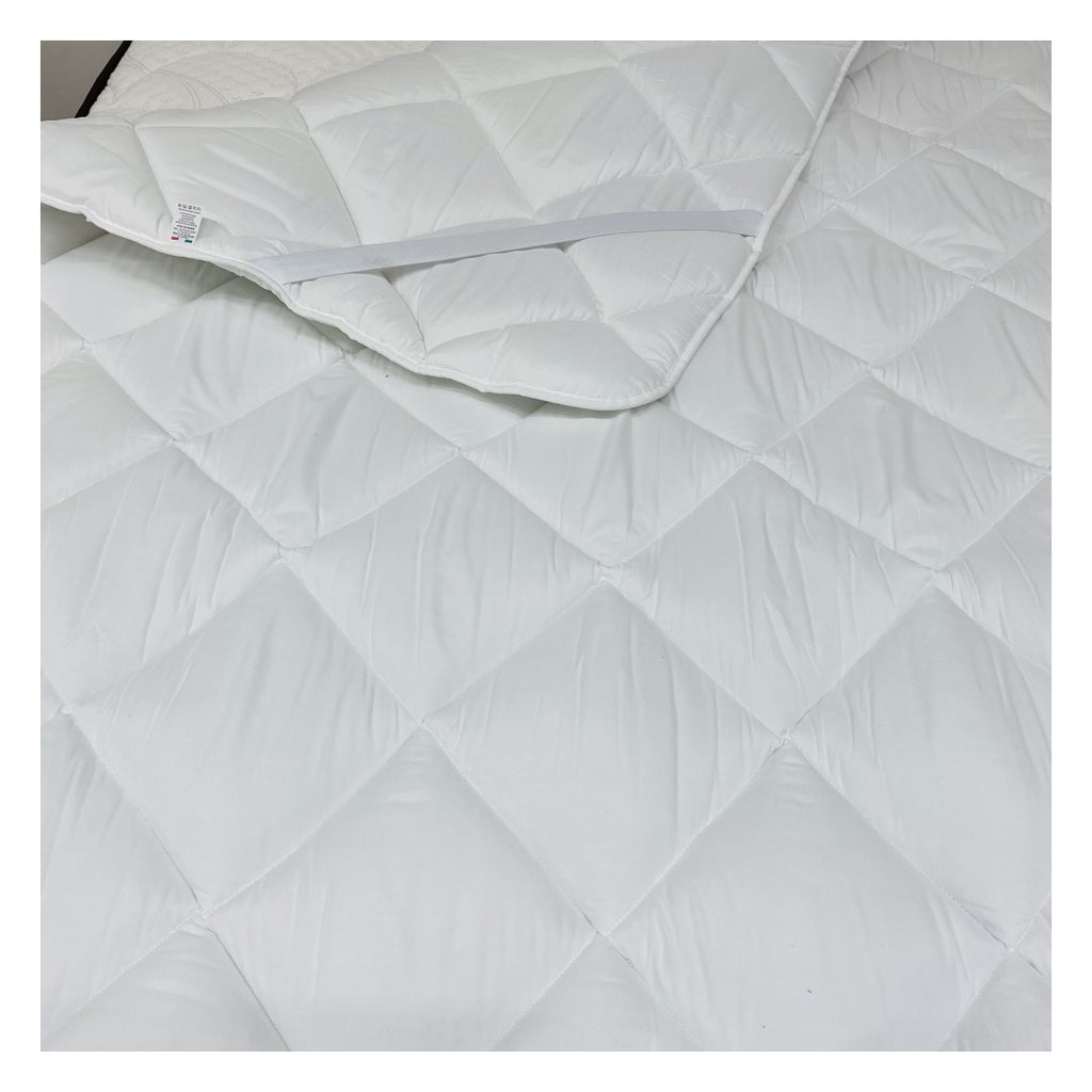 Topper 1 pizza Trapuntato con Elastici  - Comfort e Protezione per il Materasso- Antiacaro