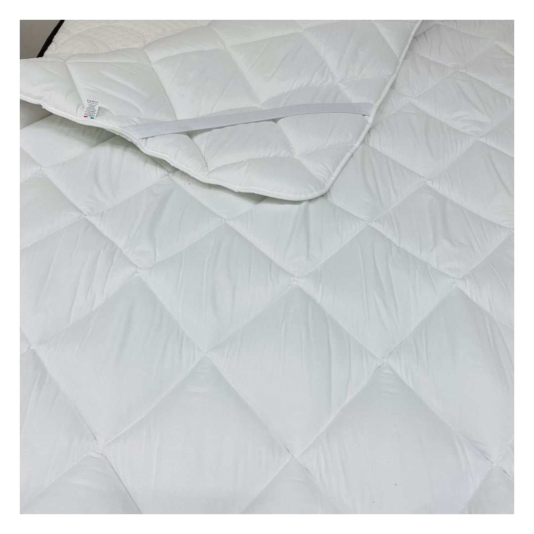 Topper 1 pizza Trapuntato con Elastici  - Comfort e Protezione per il Materasso- Antiacaro