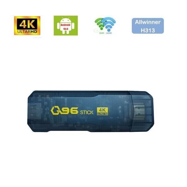 Tv stick 4k ultra hd con telecomando lettore multimediale 16gb+256gb androidtv