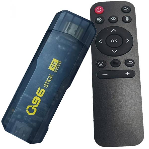 Tv stick 4k ultra hd con telecomando lettore multimediale 16gb+256gb androidtv