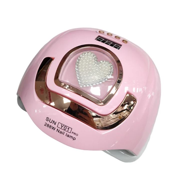 Lampada UV/LED Professionale per Unghie Sun Y01 288W con 58 LED, Timer Digitale e Sensore di Movimento - Perfetta per Manicure e Pedicure