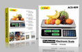 Bilancia andowl acs-809  professionale digitale commerciale da 40 kg con batteria ricaricabile e alimentatore