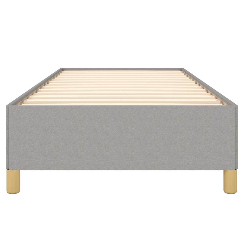 Giroletto senza Materasso Grigio Chiaro 90x200 cm Tessuto