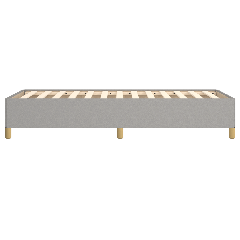 Giroletto senza Materasso Grigio Chiaro 90x200 cm Tessuto
